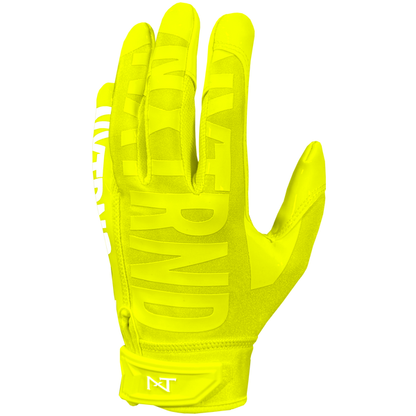 NXTRND G1® Pro Football Gloves Neon Yellow