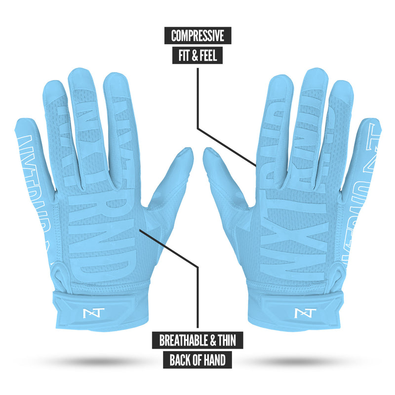 Load image into Gallery viewer, NXTRND G2™ Football Gloves Columbia Blue
