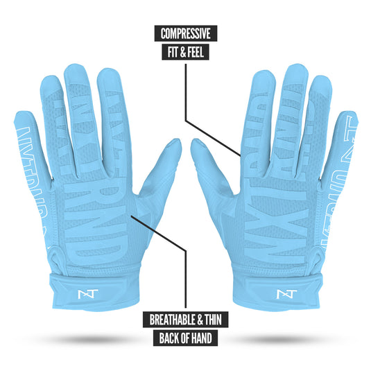 NXTRND G2® Football Gloves Columbia Blue