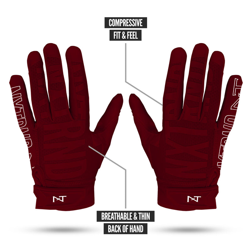 Load image into Gallery viewer, NXTRND G2™ Football Gloves Maroon
