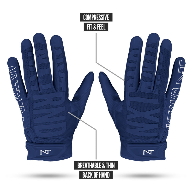 Load image into Gallery viewer, NXTRND G2® Football Gloves Navy Blue
