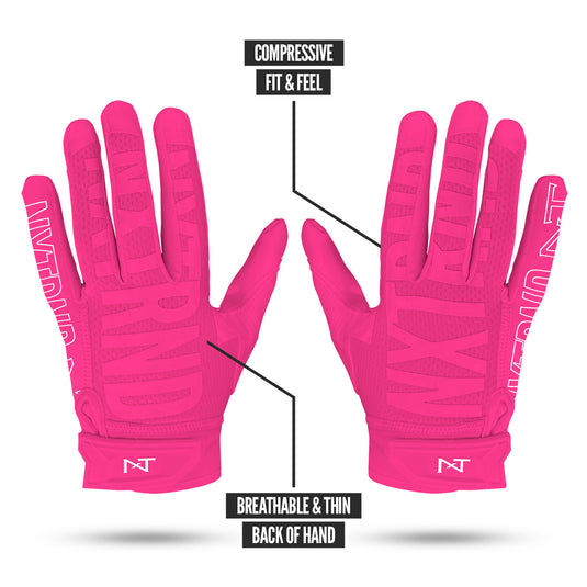 NXTRND G2® Football Gloves Pink
