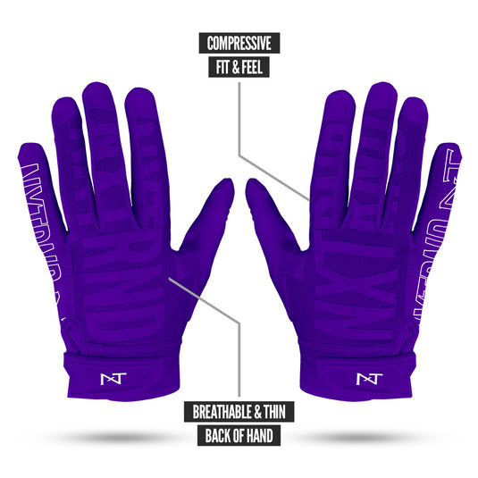 NXTRND G2™ Football Gloves Purple