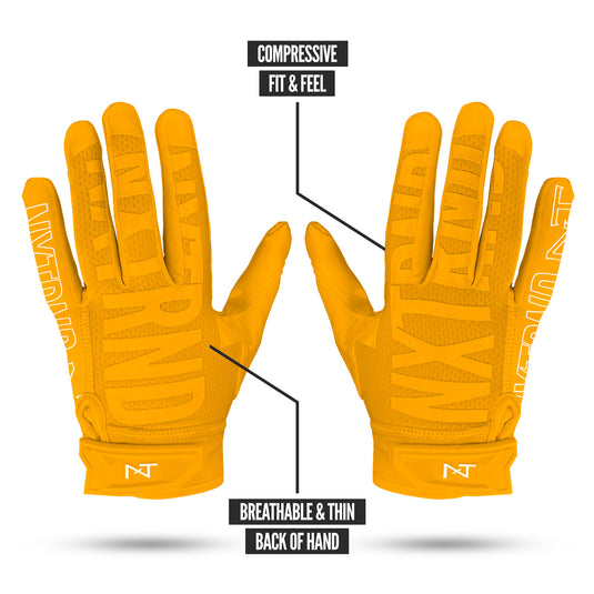 NXTRND G2™ Football Gloves Yellow