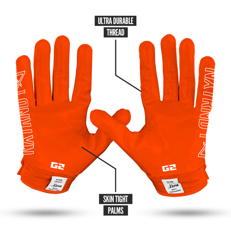 Load image into Gallery viewer, NXTRND G2™ Football Gloves Orange
