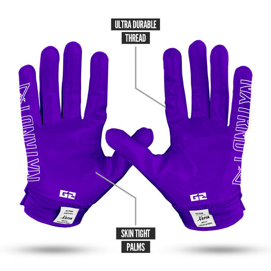NXTRND G2® Football Gloves Purple