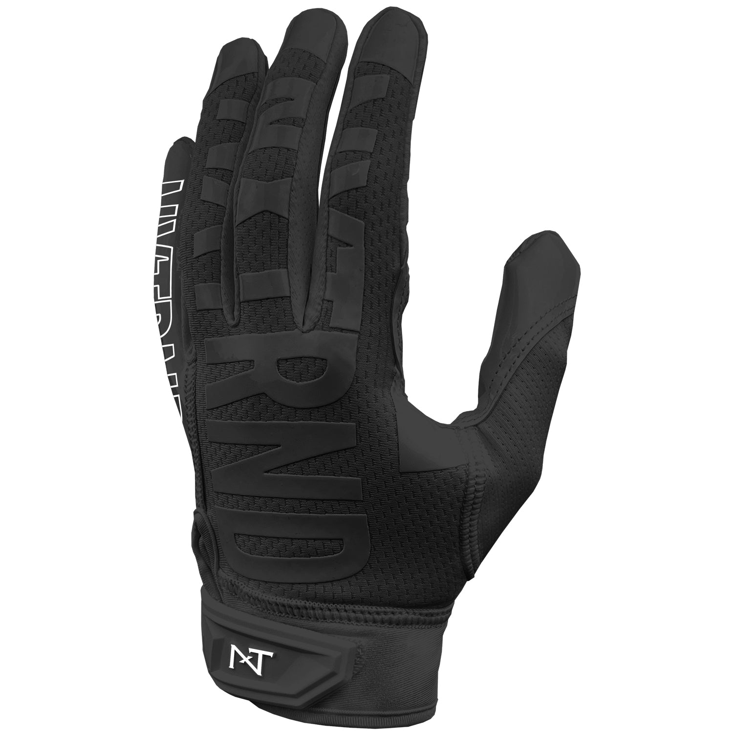 Black football gloves online