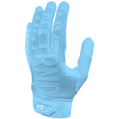 Light blue on sale football gloves