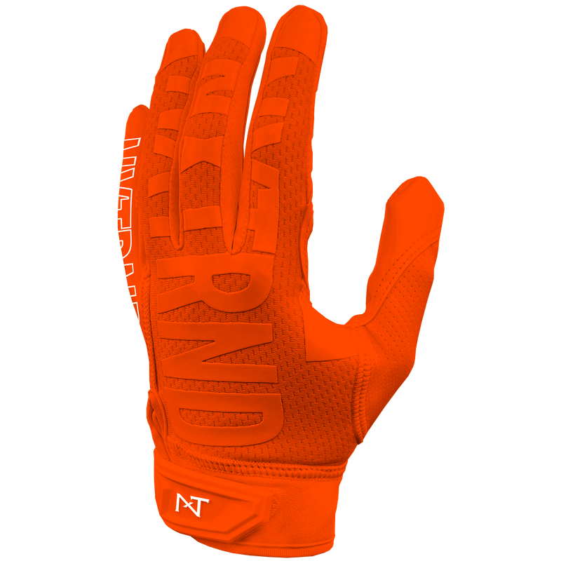 Football store gloves orange