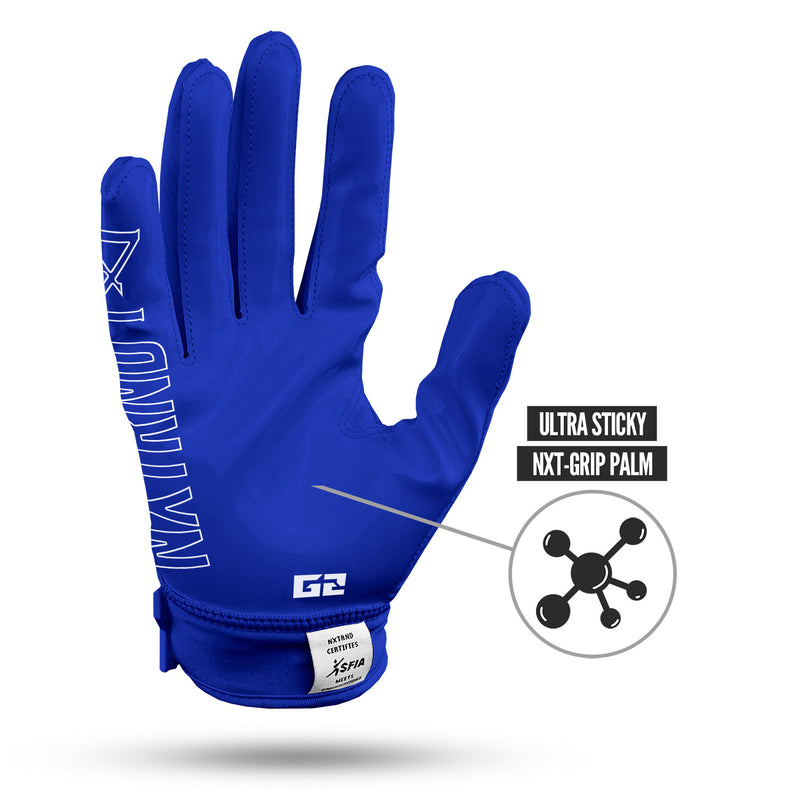Load image into Gallery viewer, NXTRND G2™ Football Gloves Blue
