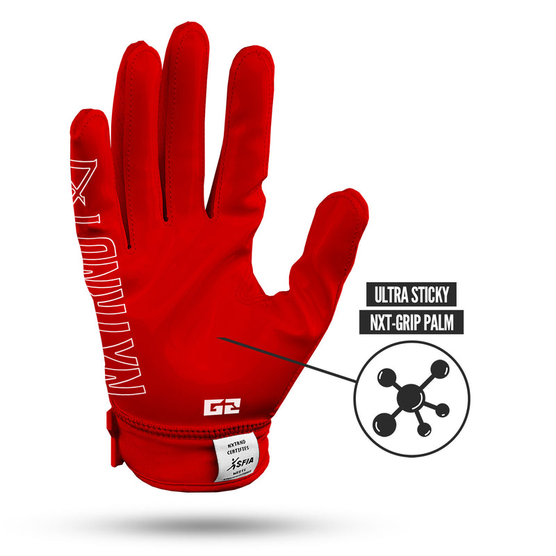 Load image into Gallery viewer, NXTRND G2® Football Gloves Red
