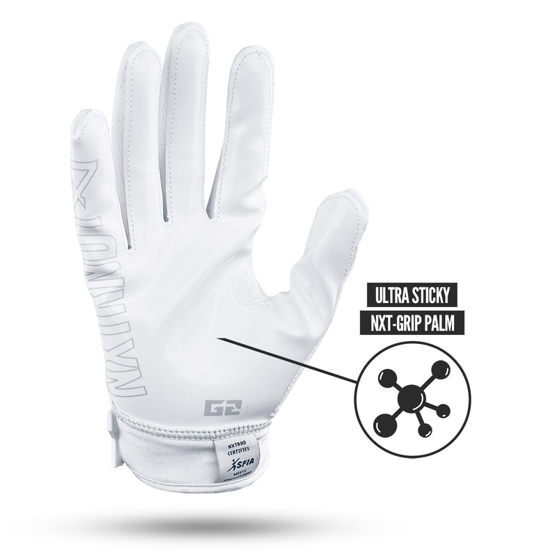 Load image into Gallery viewer, NXTRND G2™ Football Gloves White

