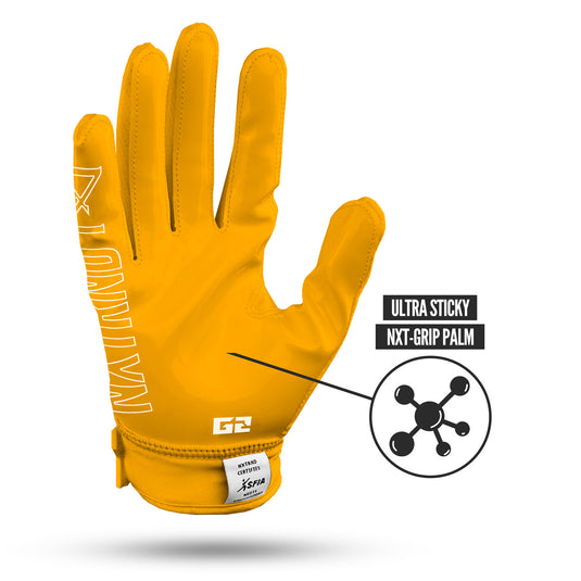 NXTRND G2™ Football Gloves Yellow