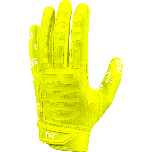 NXTRND G2® Pro Football Gloves Neon Yellow