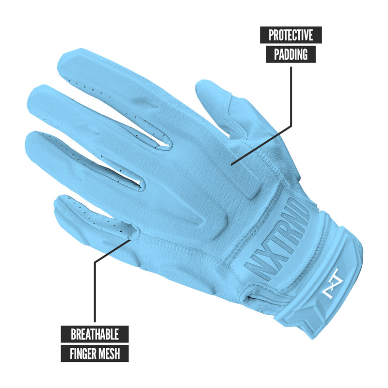 Load image into Gallery viewer, NXTRND G3™ Padded Football Gloves Columbia Blue
