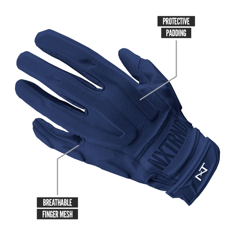 Load image into Gallery viewer, NXTRND G3™ Padded Football Gloves Navy Blue
