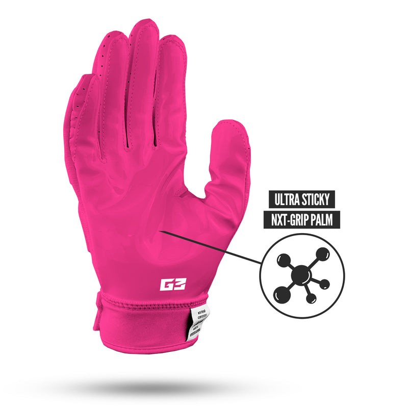  Nxtrnd G3 Padded Football Gloves, Sticky Padded