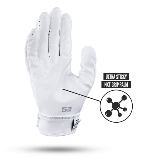 NXTRND G3™ Padded Football Gloves White