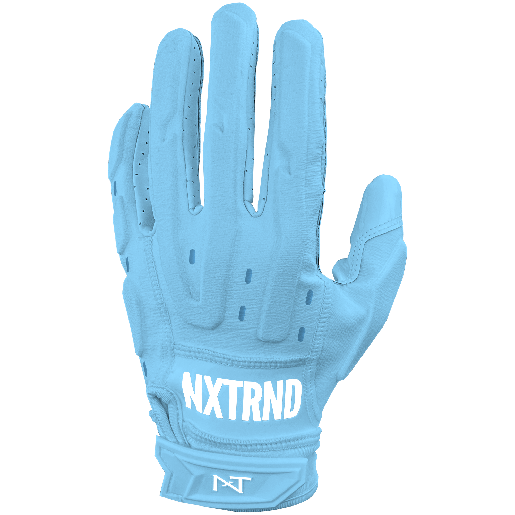 NXTRND G3® Pro Padded Football Gloves Columbia Blue