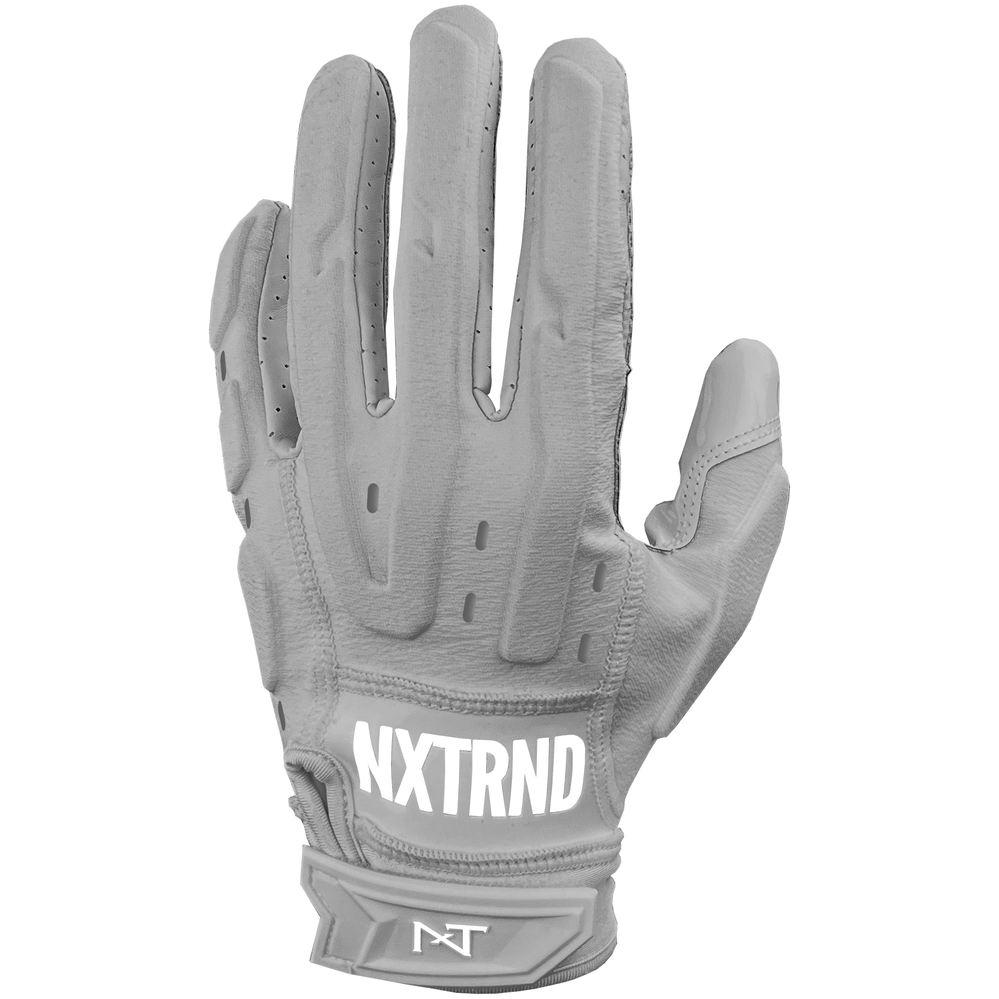 NXTRND G3® Pro Padded Football Gloves Grey