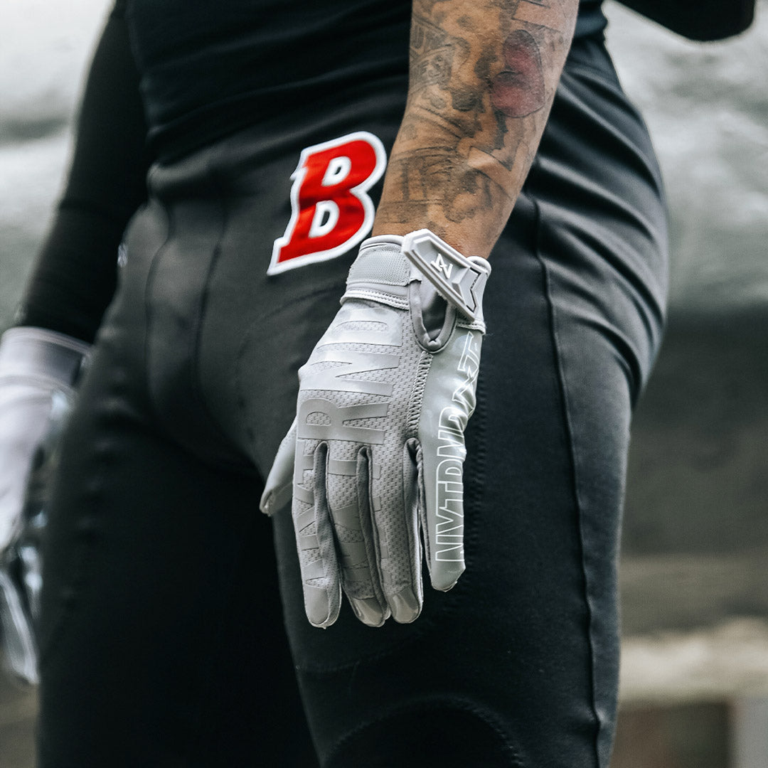 NXTRND G2® Football Gloves Grey