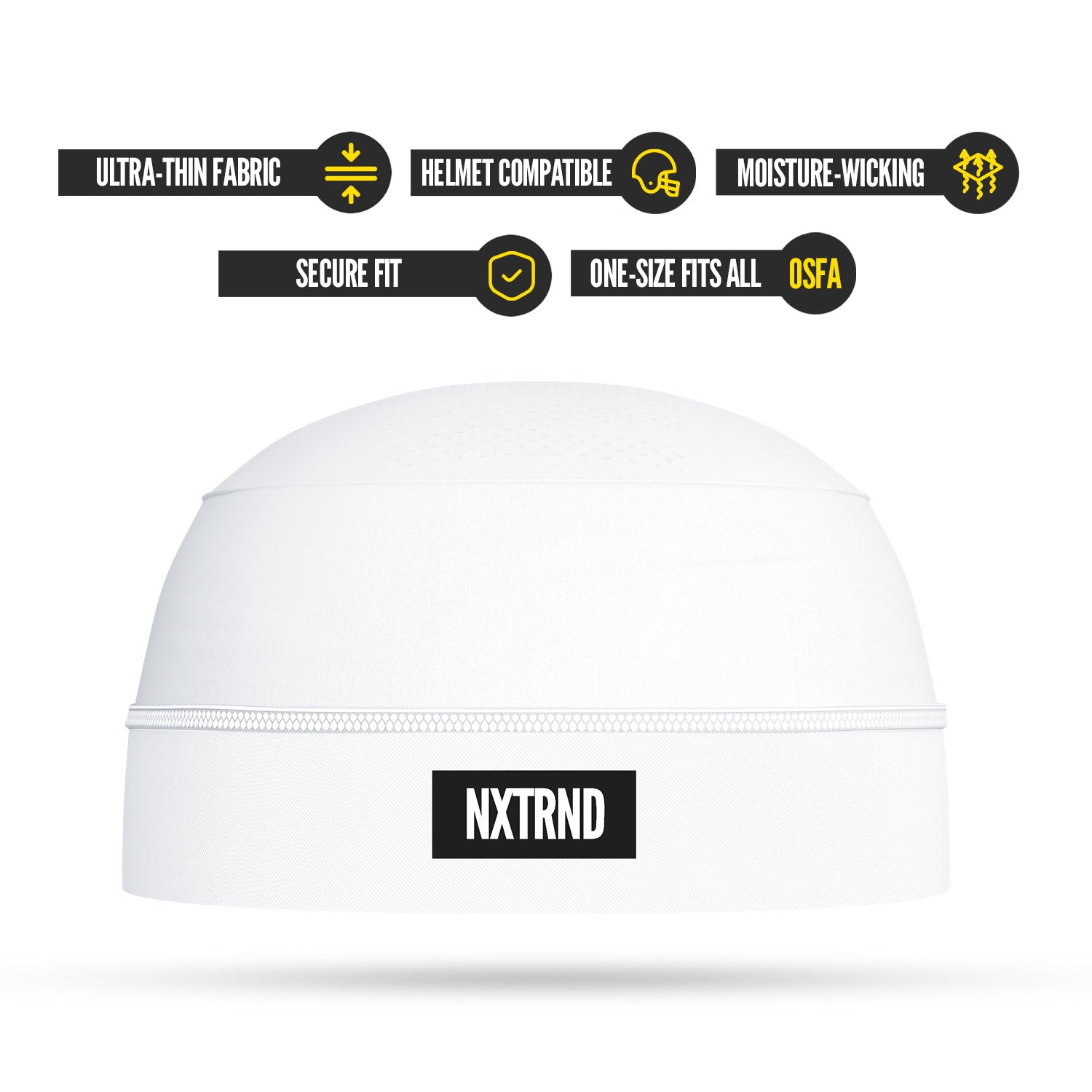 NXTRND Skull Cap White