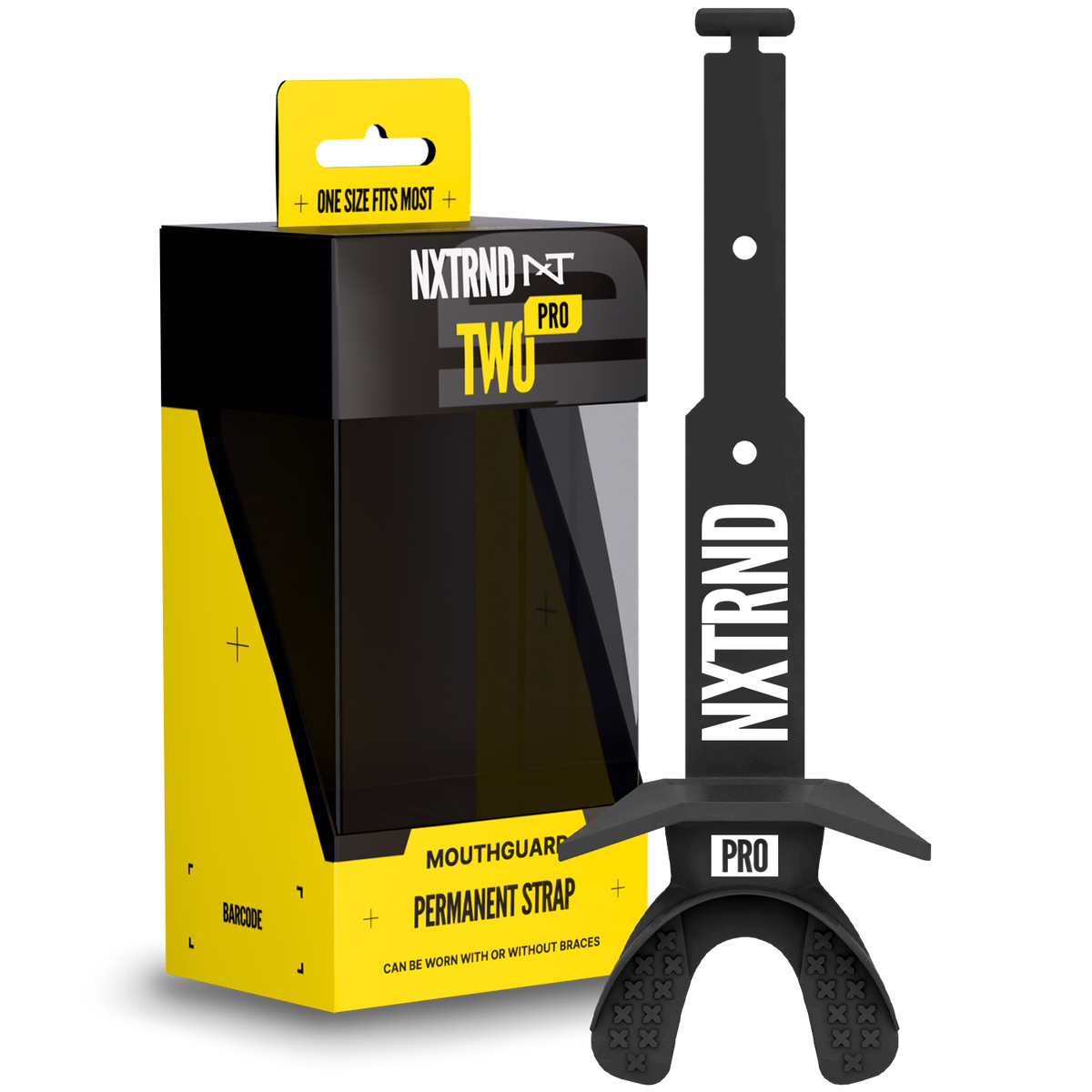 NXTRND TWO® Pro Football Mouth Guard Black