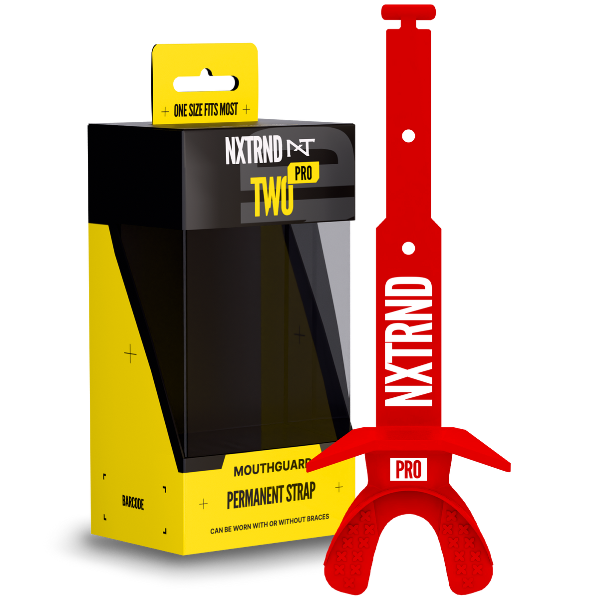 NXTRND TWO® Pro Football Mouth Guard Red