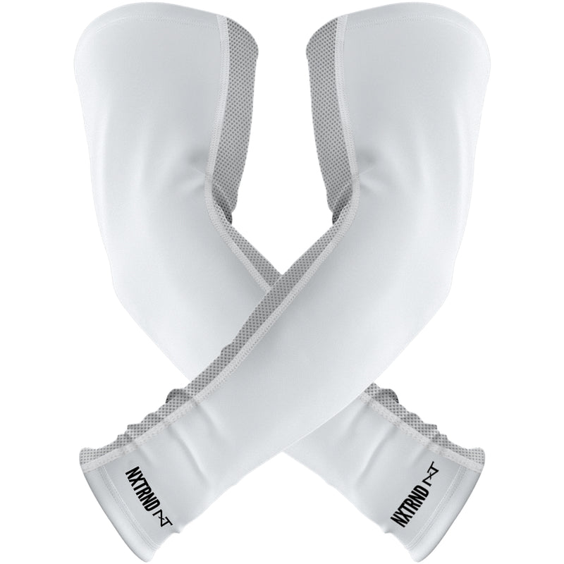 Load image into Gallery viewer, NXTRND AirTek™ Arm Sleeves White (1 Pair)
