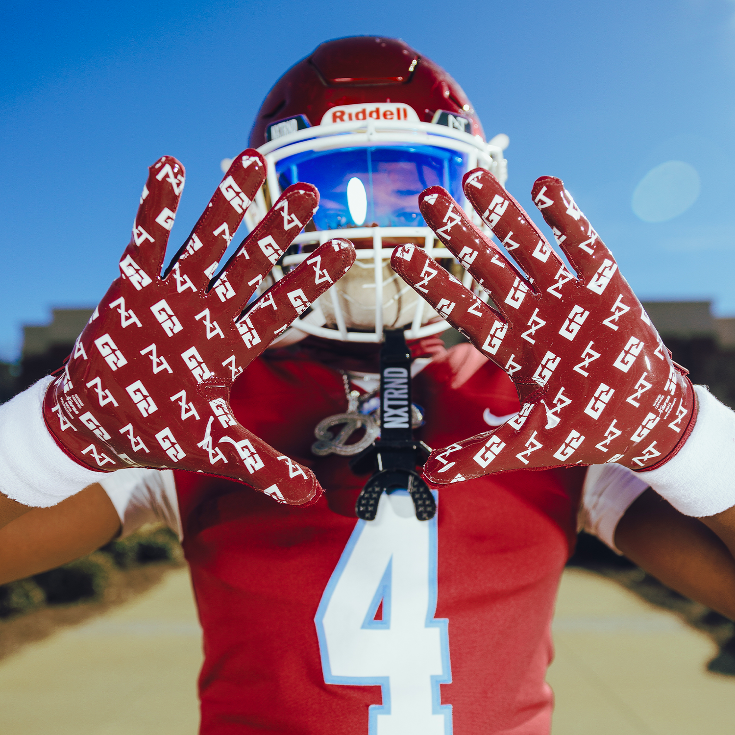 NXTRND G2® Pro Football Gloves Maroon