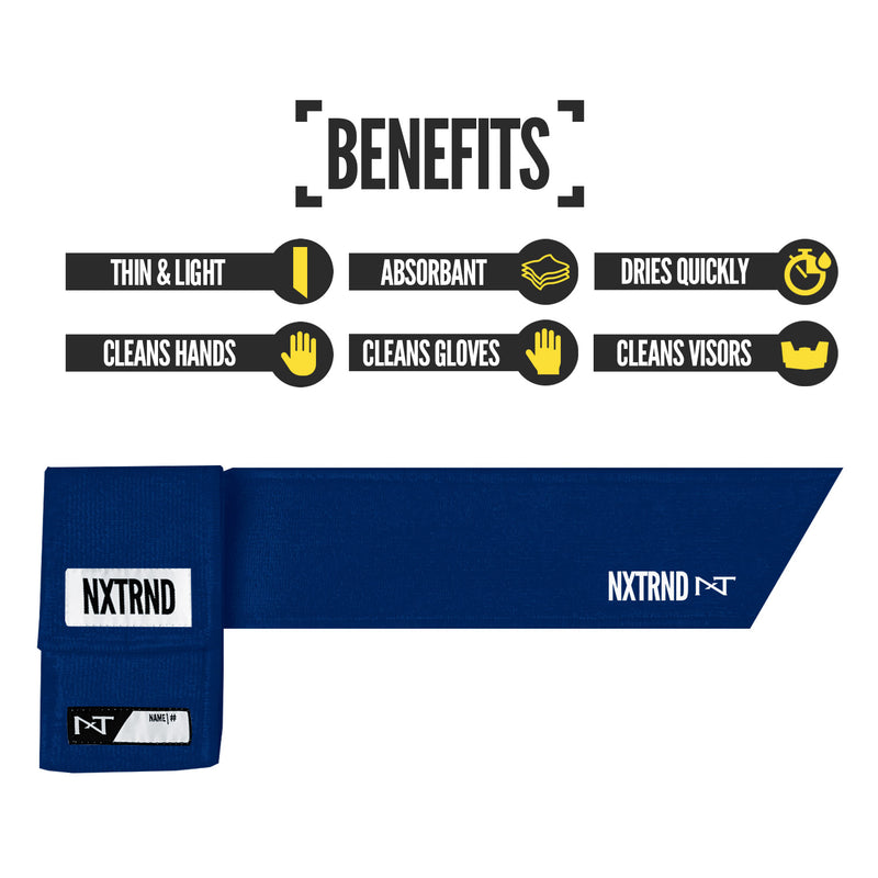 Load image into Gallery viewer, Nxtrnd SKL™ Football Skill Towel Navy Blue
