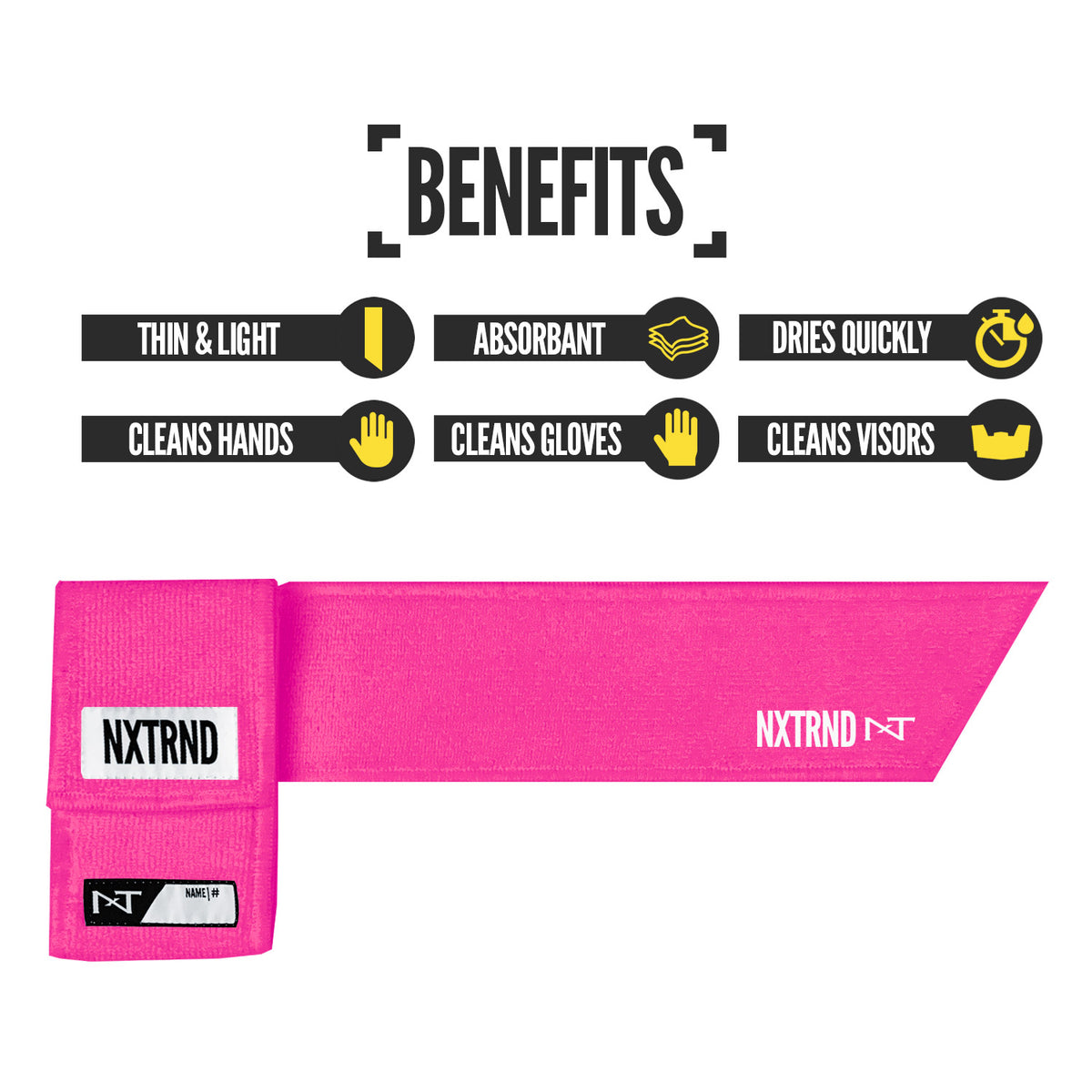 Nxtrnd Streamer Football Towel Pink
