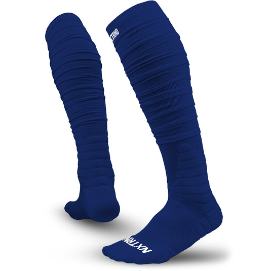 NXTRND XTD® Scrunch Football Socks Navy Blue
