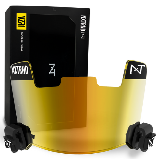 NXTRND VZR1™ Football Visor Clear Gold