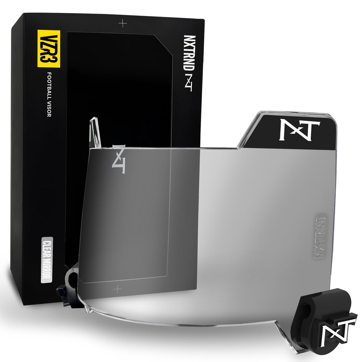 NXTRND VZR3® Clear Mirror Football Visor