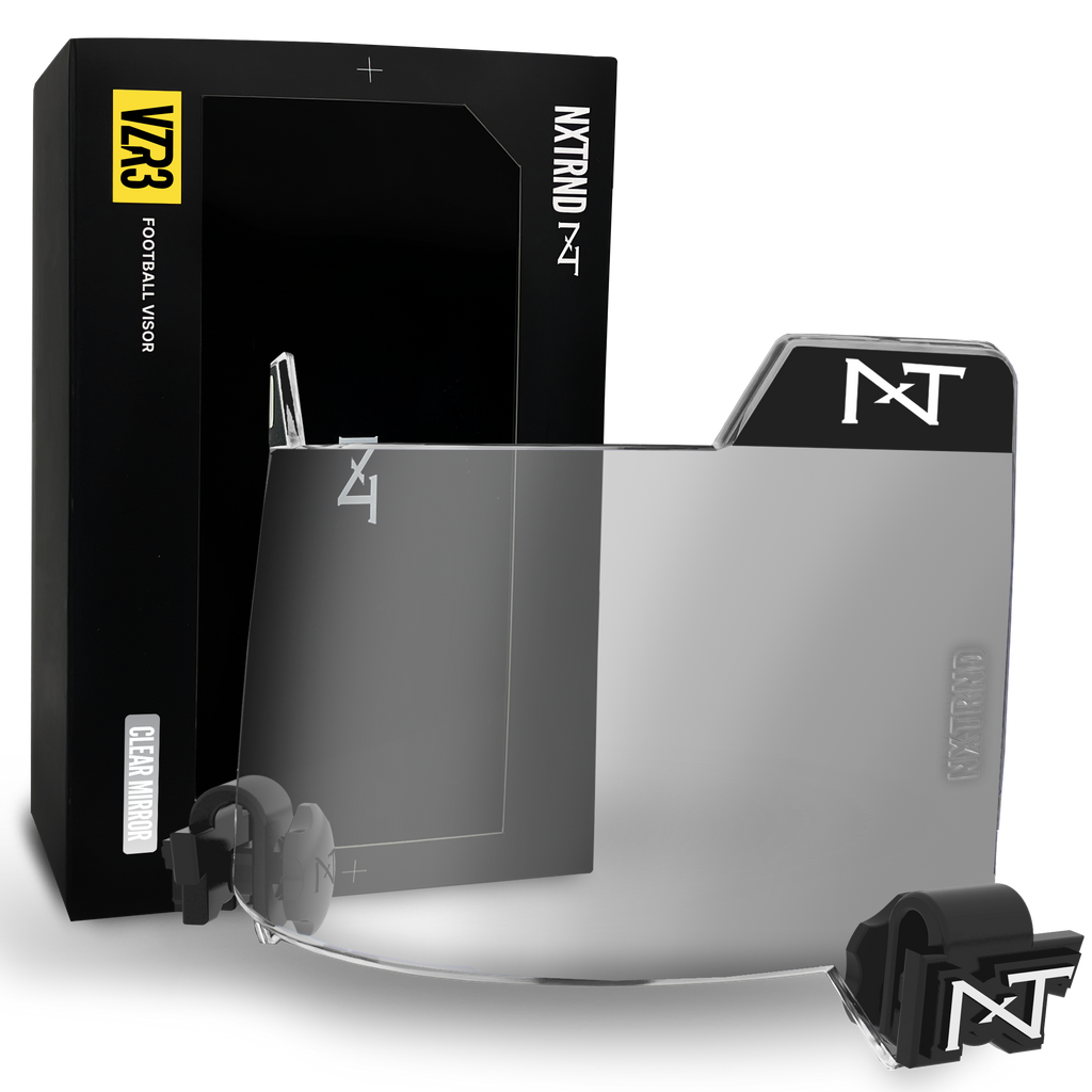 NXTRND VZR3® Clear Mirror Football Visor