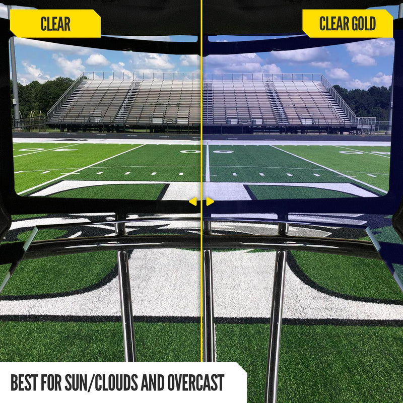 Load image into Gallery viewer, NXTRND VZR1™ Football Visor Clear Gold
