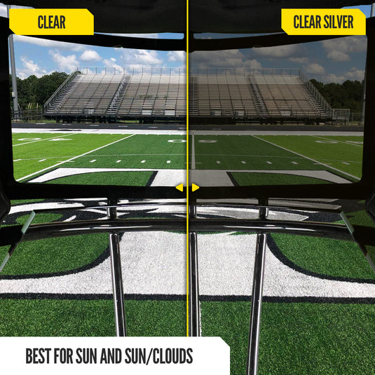 NXTRND VZR1® Football Visor Clear Mirror