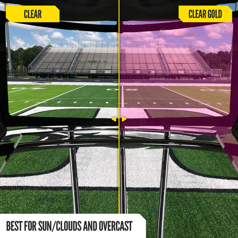 Load image into Gallery viewer, NXTRND VZR3® Football Visor Clear Gold
