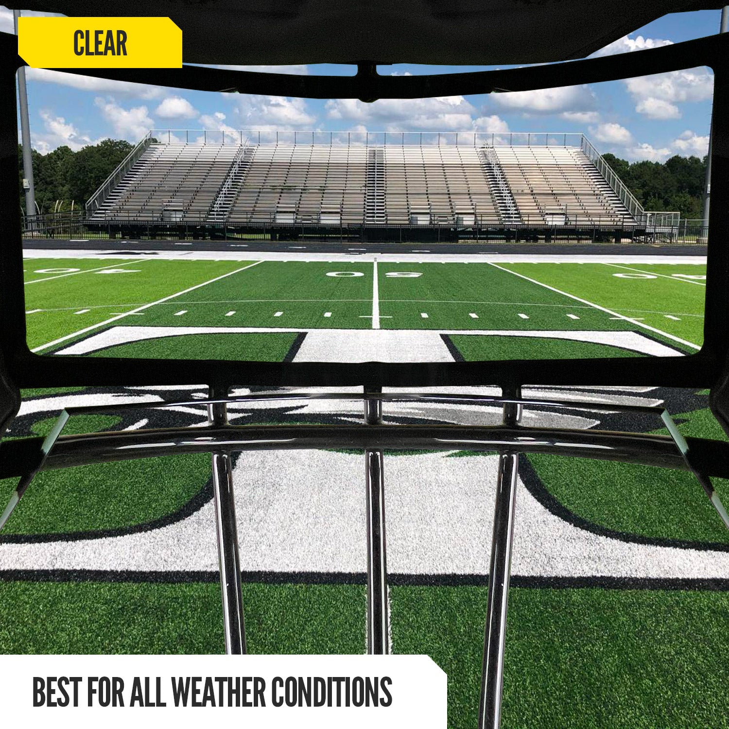 Visière de football NXTRND VZX transparente