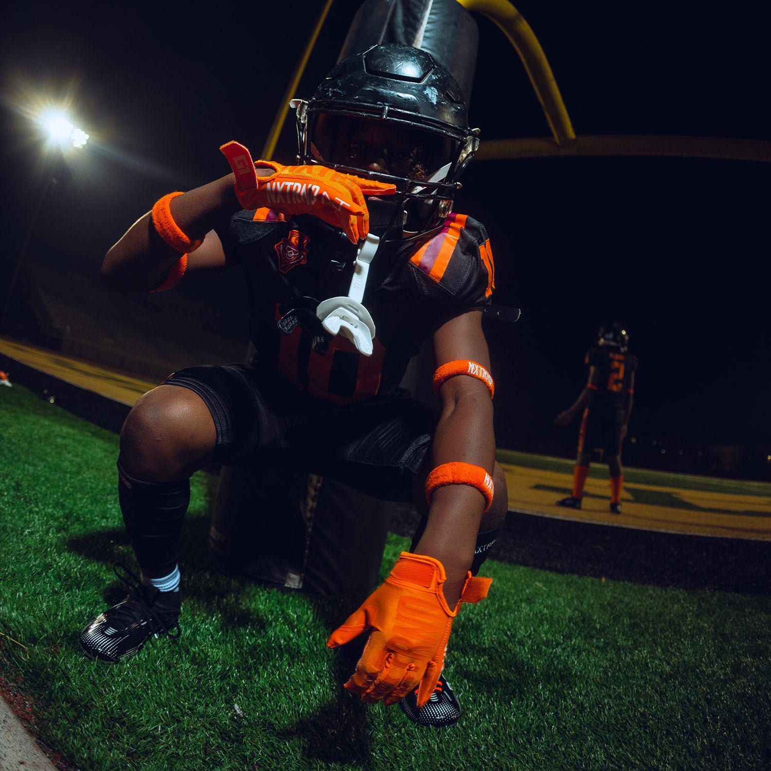 NXTRND G1® Youth Football Gloves Orange