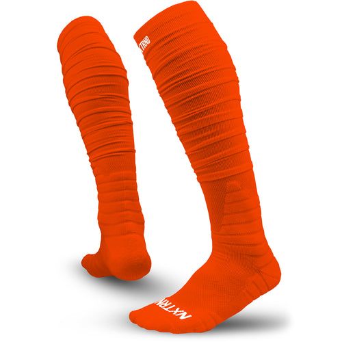 NXTRND XTD™ Scrunch Football Socks Orange