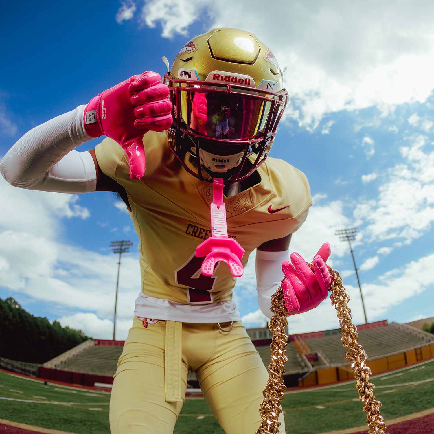 NXTRND G2® Football Gloves Pink