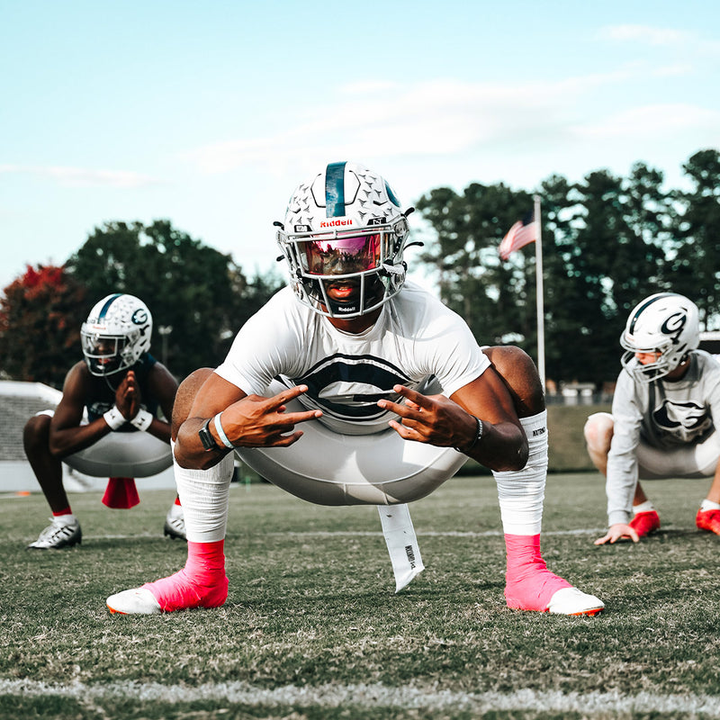 Load image into Gallery viewer, NXTRND VZR3™ Football Visor Clear Pink
