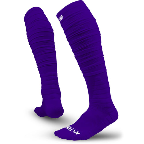 NXTRND XTD® Scrunch Football Socks Purple