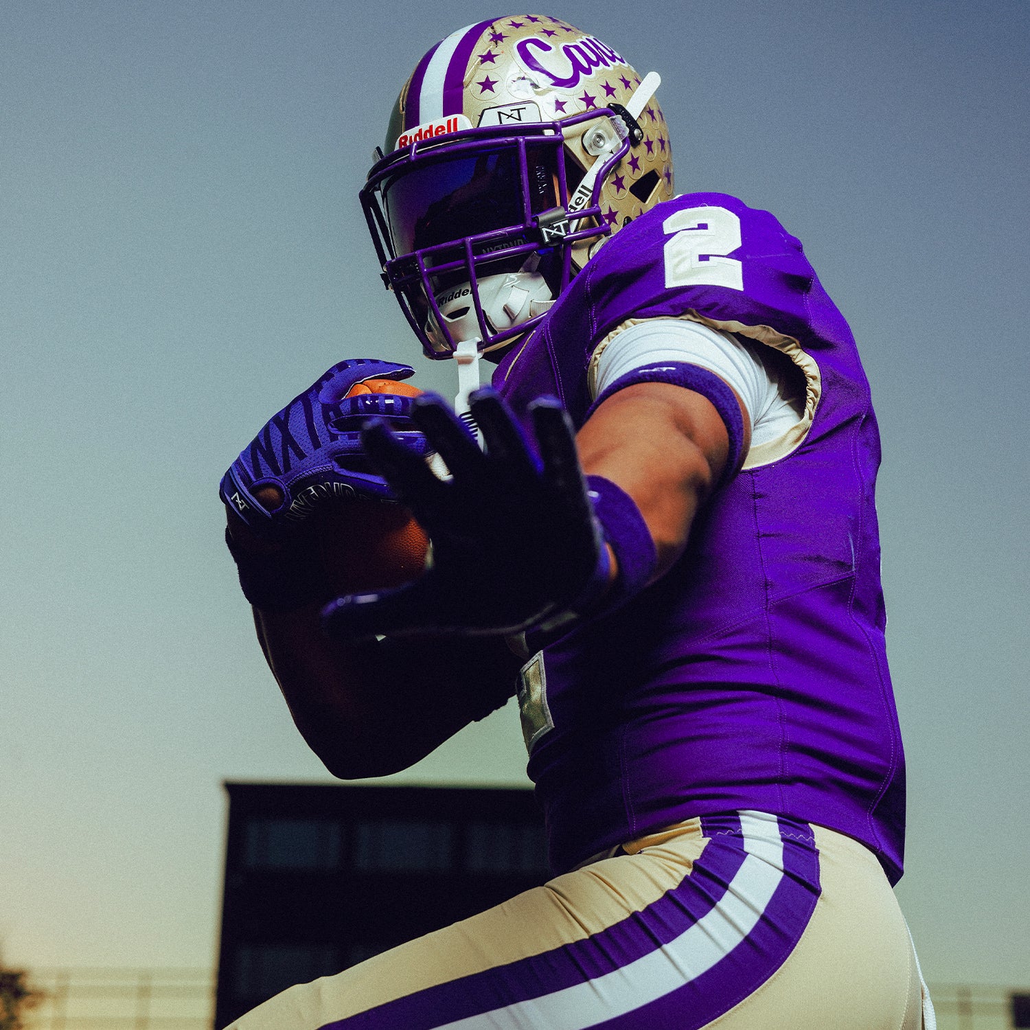 NXTRND VZR3® Football Visor Purple