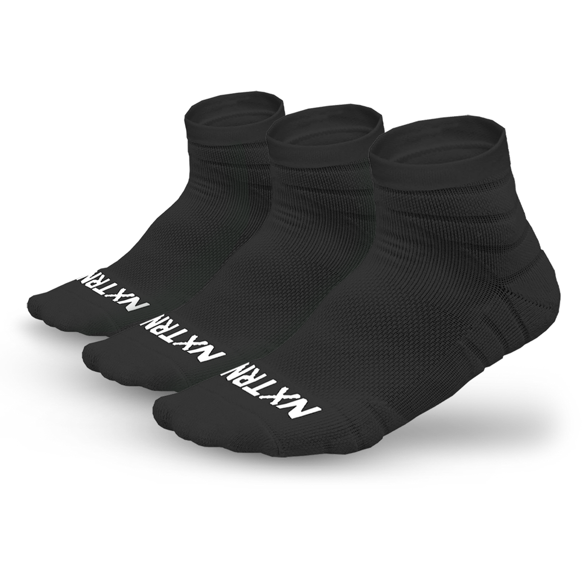 NXTRND Quarter Socks Black (3-Pairs)