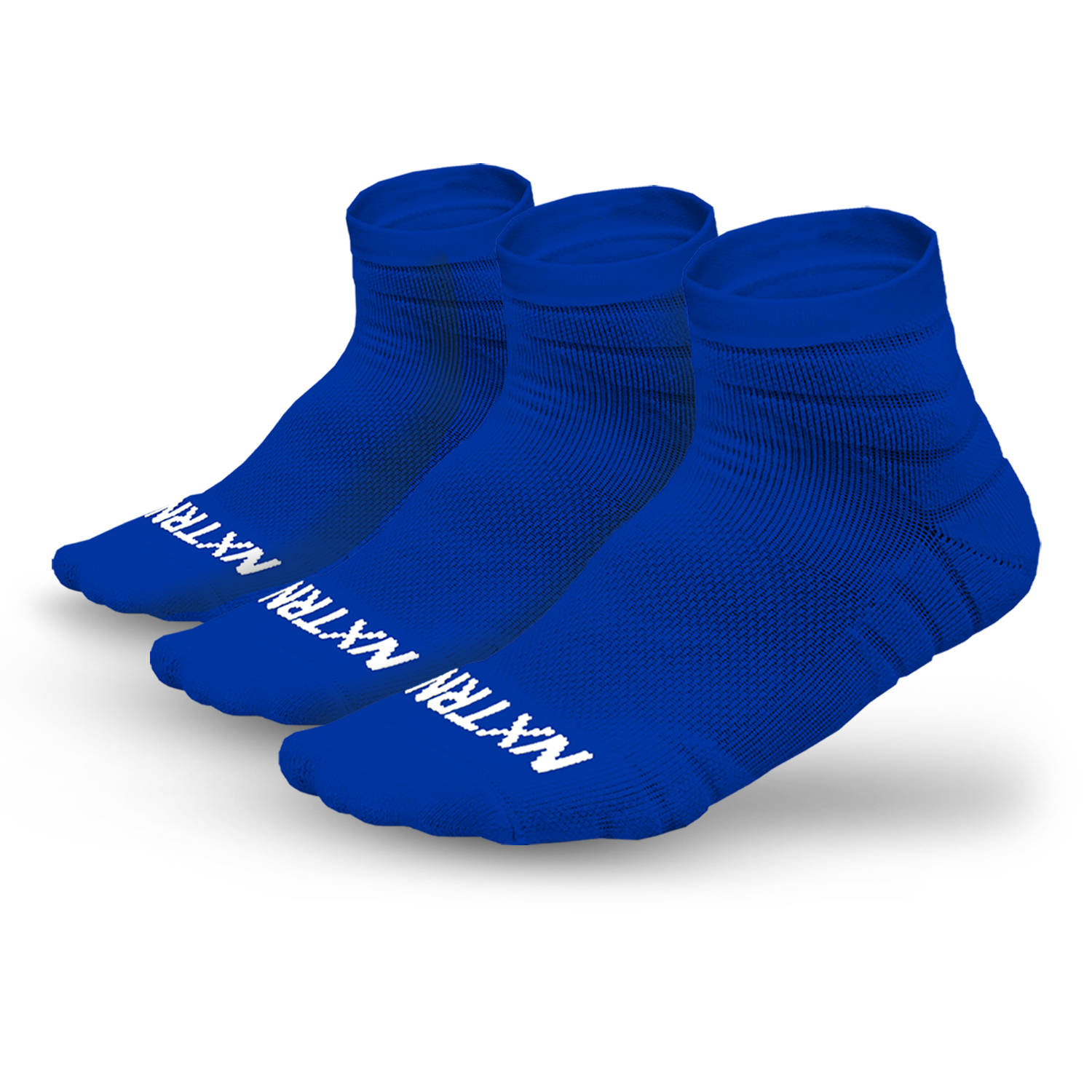 Chaussettes NXTRND Quarter bleues (3 paires)