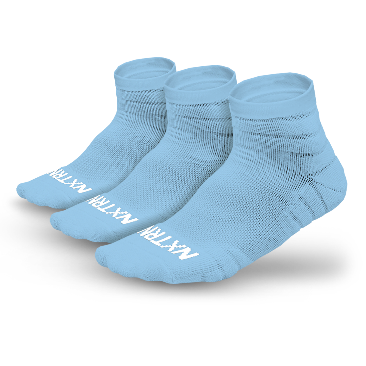 Chaussettes NXTRND Quarter Blue Columbia (3 paires)