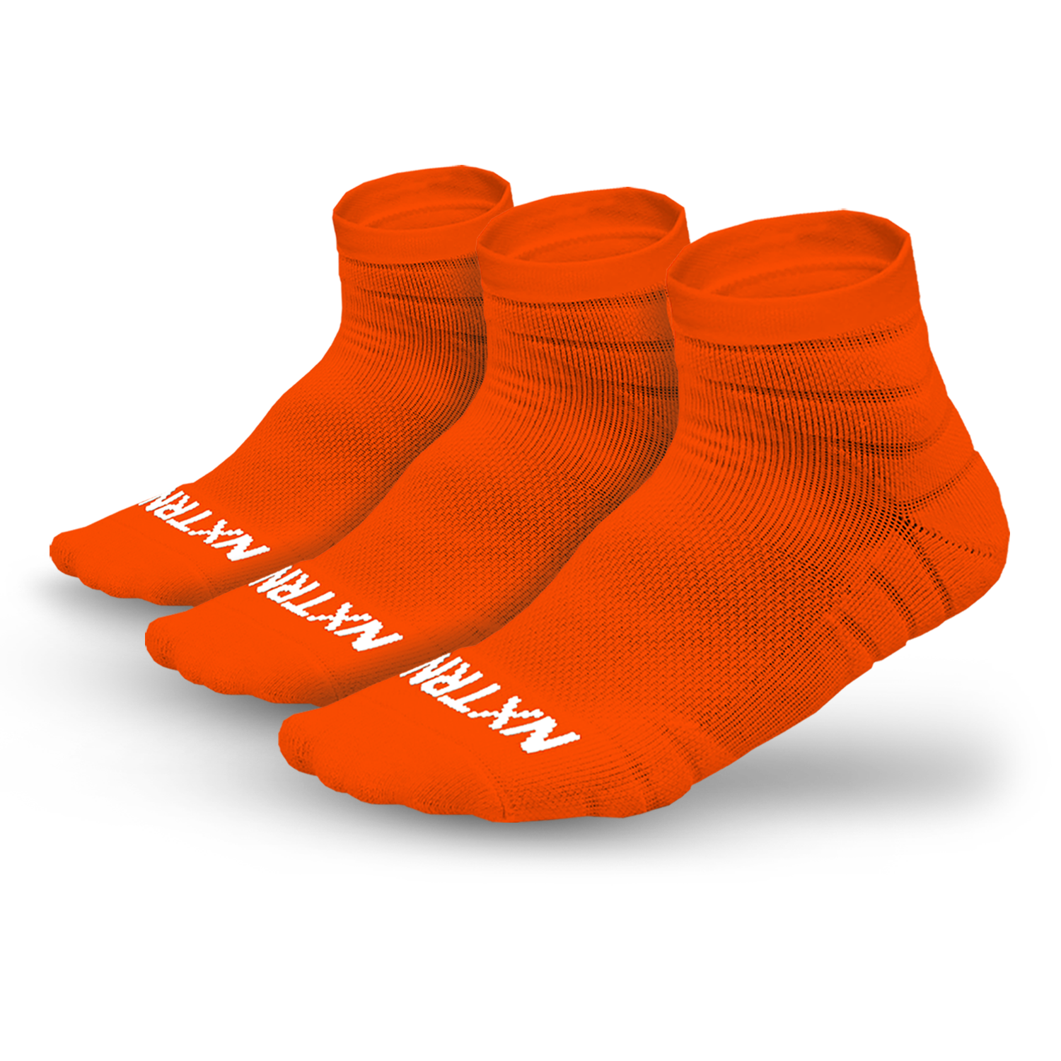 Chaussettes montantes NXTRND orange (3 paires)